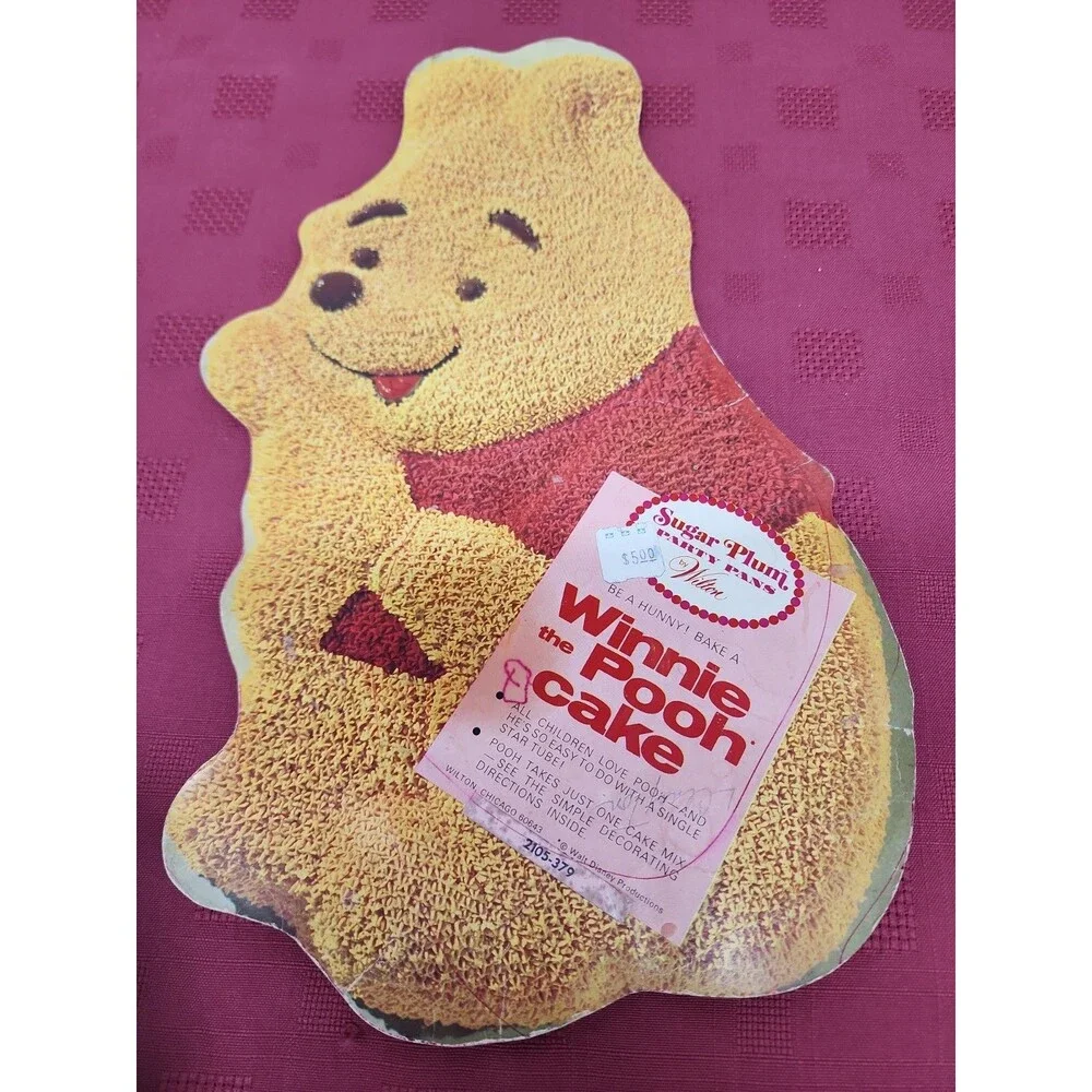 Vintage 1976 Wilton Winnie The Pooh Cake Pan/Mold Original Paper Insert 2105-379